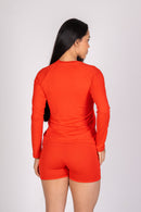 Blusa Manga Longa Soft Vermelho