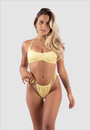 Biquíni Calcinha Cortininha Com Sutiã Frente Única