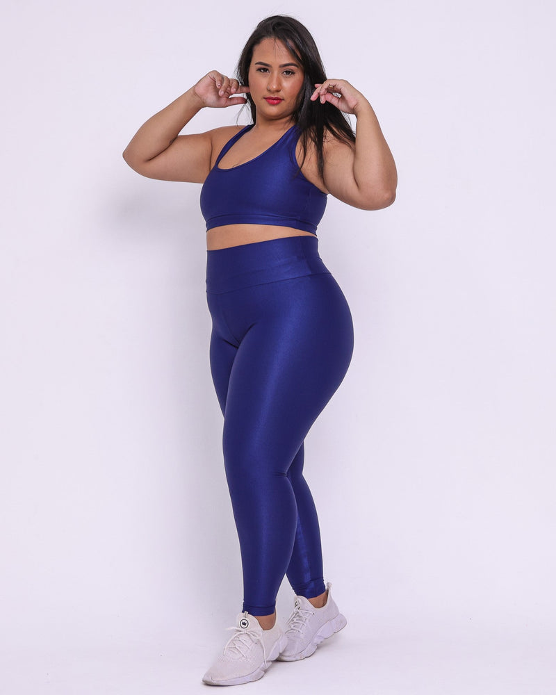Conjunto Fitness Curve Plus Size Nadador