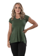 Blusa Feminina Sobre Legging  Fitness Manga Curta