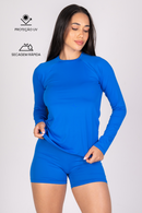 Blusa Manga Longa Soft Royal