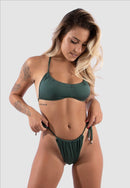 Biquíni Calcinha Cortininha Com Sutiã Frente Única