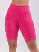 Bermudinha Fitness Feminina Legging Cós Alto Biker Ciclista