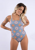 Maio Body  Feminina Básico Alcinha Fina Estampado