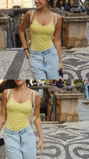 Body Maiô Feminino Básico Alcinha Liso