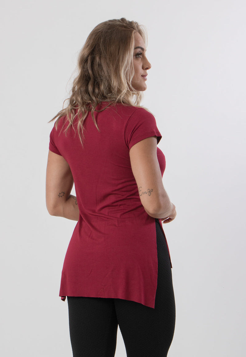 Blusa Feminina Sobre Legging  Fitness Manga Curta