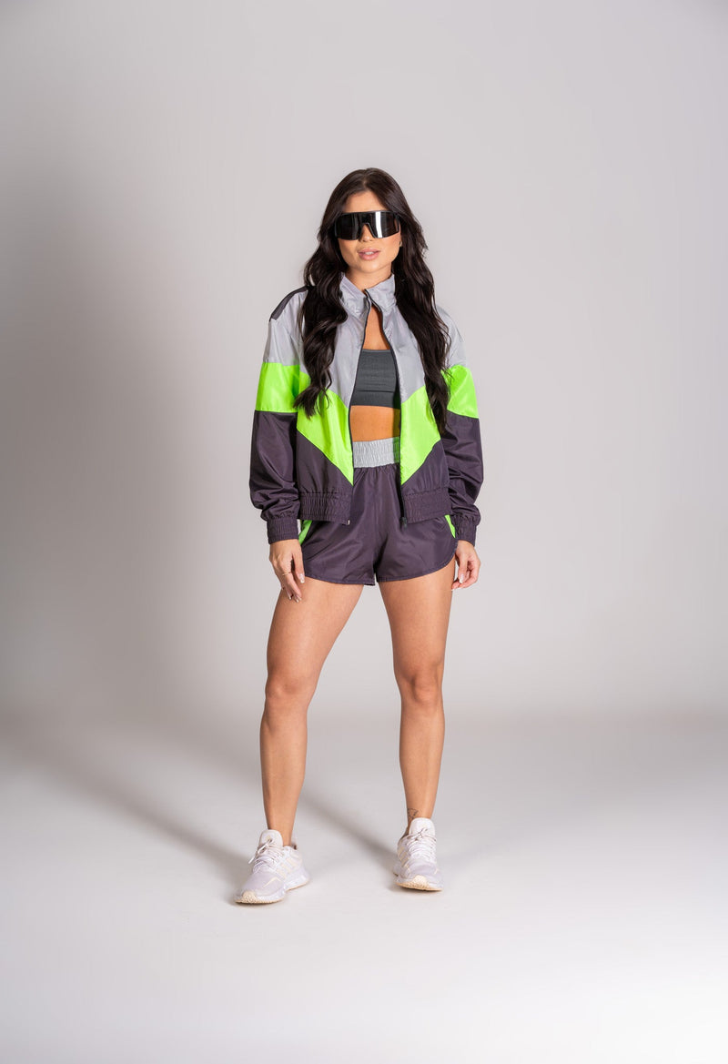 Jaqueta Corta-Vento Pulse Chumbo