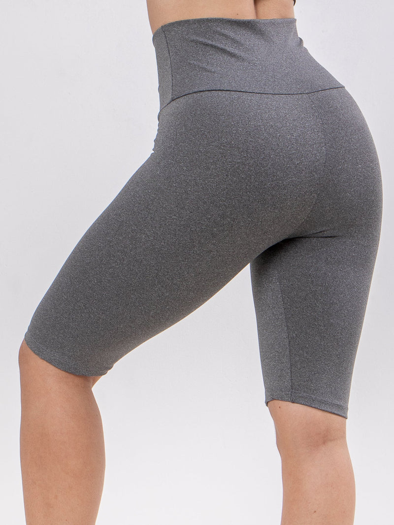 Bermudinha Fitness Feminina Legging Cós Alto Biker Ciclista