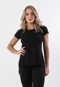 Blusa Feminina Sobre Legging  Fitness Manga Curta