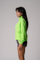 Jaqueta Corta-Vento Feminina Verde Lima Pulse