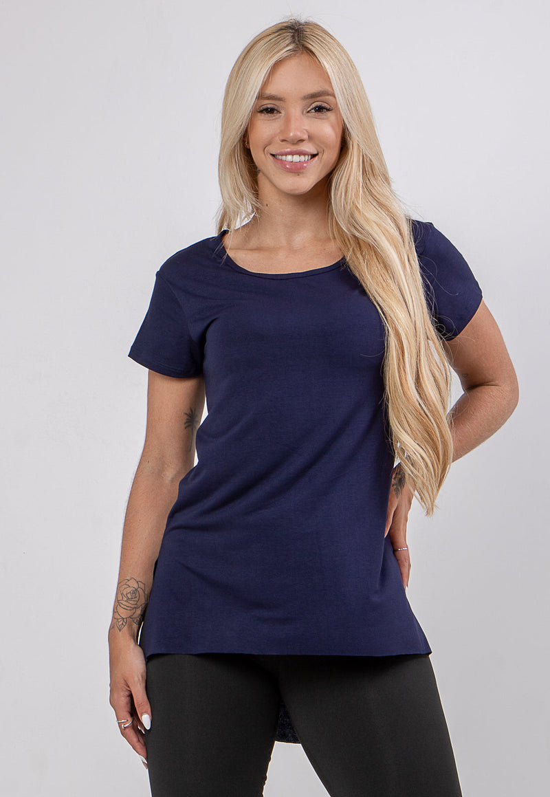 Blusa Feminina Sobre Legging  Fitness Manga Curta