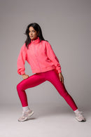 Jaqueta Corta-Vento Feminina Pink Pulse