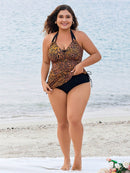 Tankini Plus Size com Estampa Animal Print