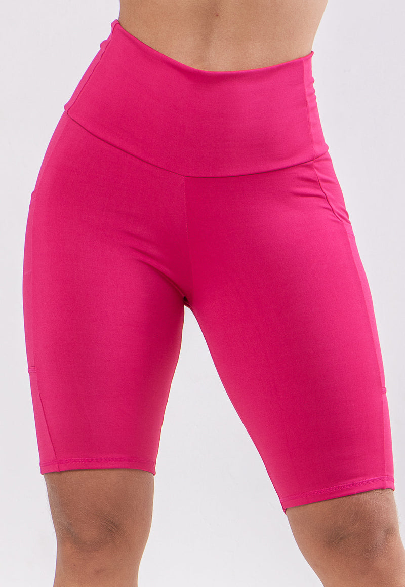 Bermuda Fitness Feminina Legging Biker Ciclista Com Bolso