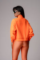 Jaqueta Corta-Vento Feminina Tangerina Pulse