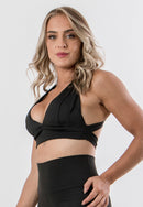 Top Cropped com Bojo Fitness Cruzado Nas Costas Suplex