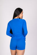 Blusa Manga Longa Soft Royal