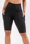 Bermuda Fitness Feminina Legging Biker Ciclista Com Bolso