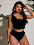 Tankini Plus Size Cintura Alta