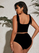 Tankini Plus Size Cintura Alta