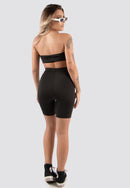 Bermuda Fitness Feminina Biker Ciclista Cintura Alta