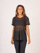 Blusa Tule Preta