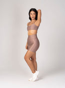 Conjunto Champagne Short e Top Fita Lovers