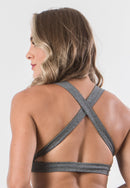 Top Cropped com Bojo Fitness Cruzado Nas Costas Suplex