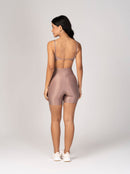 Conjunto Champagne Short e Top Fita Lovers