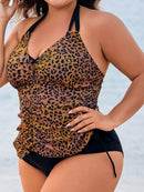 Tankini Plus Size com Estampa Animal Print