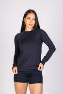 Blusa Manga Longa Soft Preta