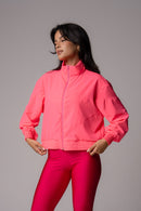 Jaqueta Corta-Vento Feminina Pink Pulse