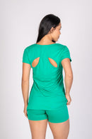 Camiseta Borboleta Soft Esmeralda