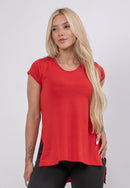 Blusa Feminina Sobre Legging  Fitness Manga Curta