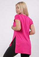 Blusa Feminina Sobre Legging  Fitness Manga Curta