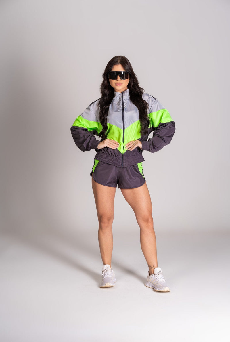 Jaqueta Corta-Vento Pulse Chumbo