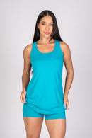 Regata Cut Out Soft Azul Turquesa