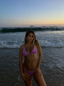 Biquíni Marquinha Fita Com Calcinha Fio e Sutiã Triângulo