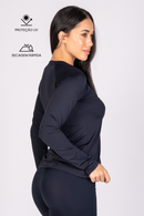 Blusa Manga Longa Soft Preta