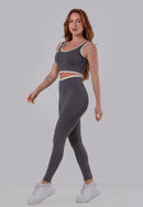 Calça Fitness Feminina Cós Off Poliamida