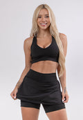 Short Saia Fitness Feminino Soltinho Suplex