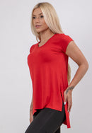 Blusa Feminina Sobre Legging  Fitness Manga Curta