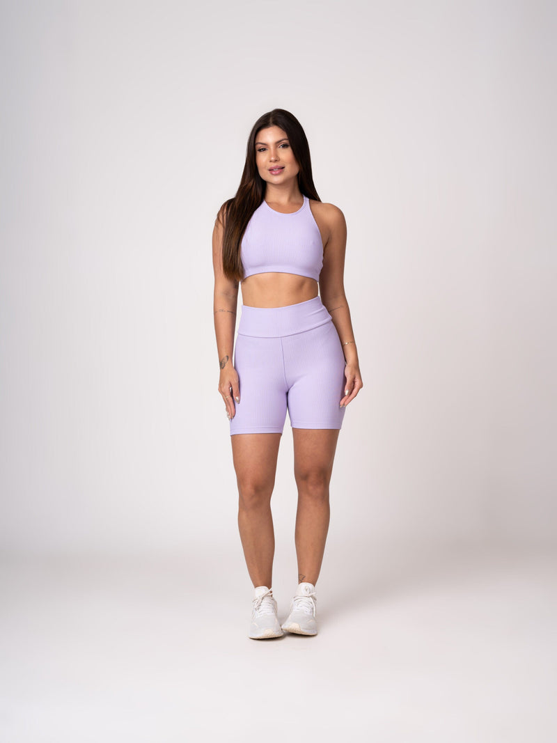 Conjunto Short e Top Nadador Lavanda Flow