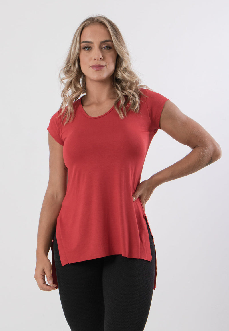 Blusa Feminina Sobre Legging  Fitness Manga Curta