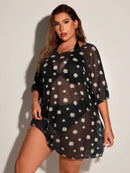Saída de Praia Plus Size Margarida