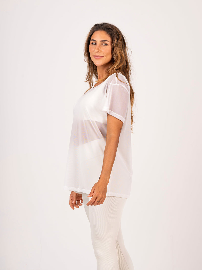 Blusa Tule Pérola