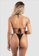 Biquíni Calcinha Cortininha Com Sutiã Frente Única