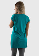 Blusa Feminina Sobre Legging  Fitness Manga Curta