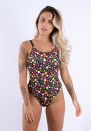 Maio Body  Feminina Básico Alcinha Fina Estampado