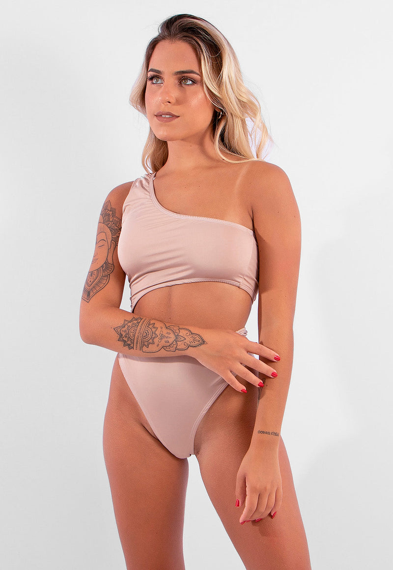 Maiô Body Mula Manca Recorte Um Ombro Só